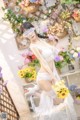 香草喵露露写真 Cosplay 白色玫瑰 P21 No.f7d05b