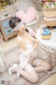 香草喵露露写真 Cosplay 白色玫瑰 P12 No.c1ea67