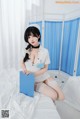 Coser@rioko凉凉子 Vol.080: 《年上の韵》采集室实习护士 (48 photos) P1 No.ebd934 Image No. 89